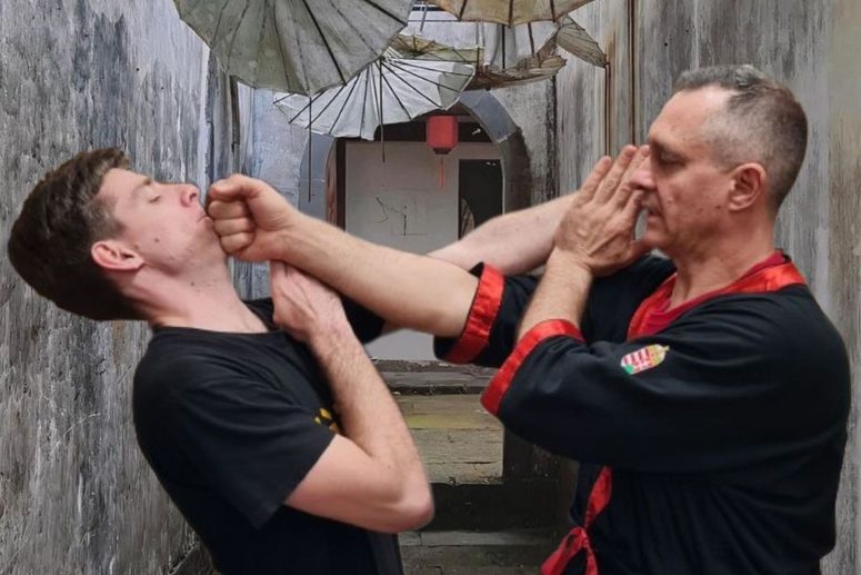 Wing tsun kungfu gyakorlás újbudán a kínai esernyős utcában